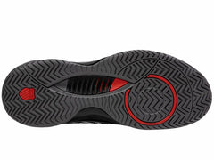 Men Tennis | K-Swiss HYPERCOURT SUPREME 2 Black/steel Gray/firey Red