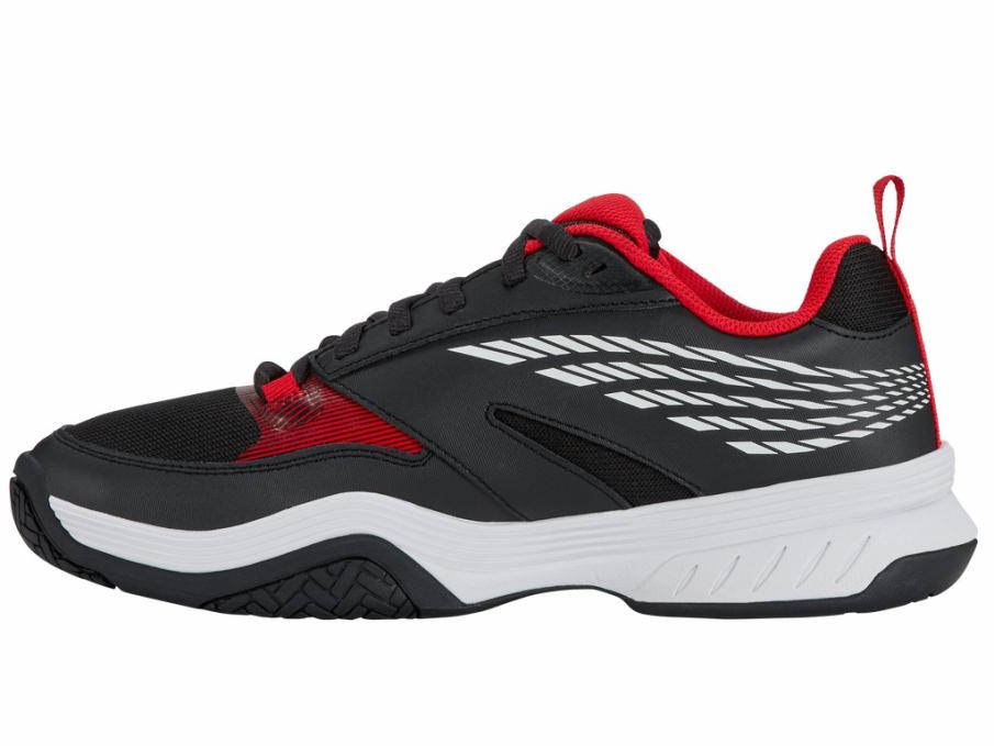 Men Tennis | K-Swiss SPEEDEX Stretch Limo / White / High Risk Red