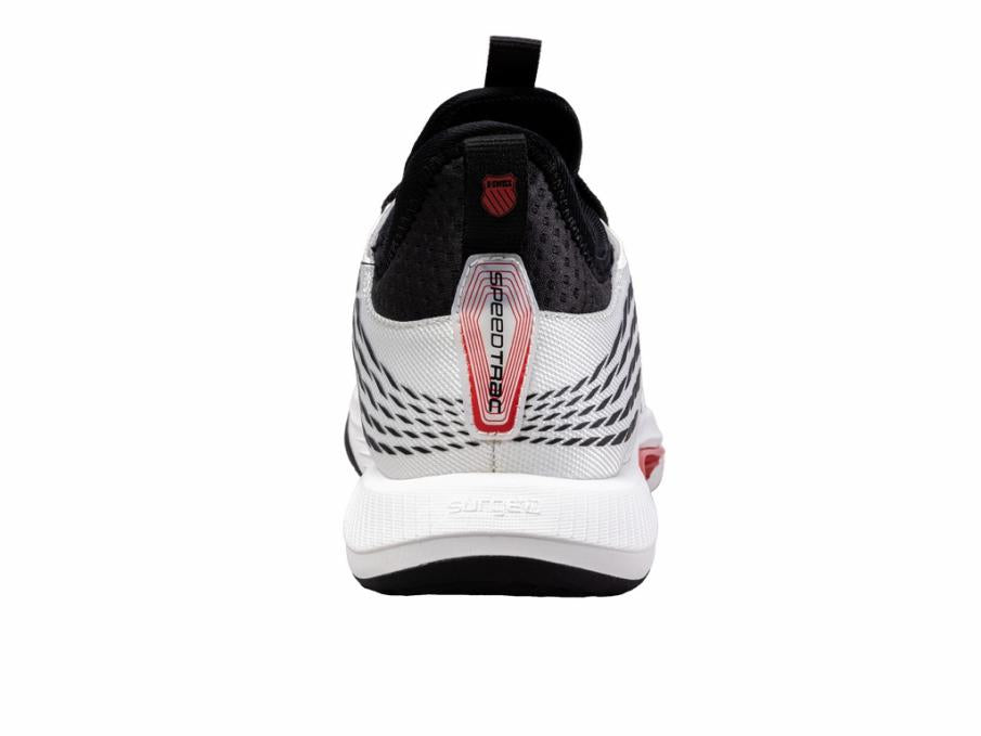 Men Tennis | K-Swiss SPEEDTRAC Bright White/stretch Limo/high Risk Red