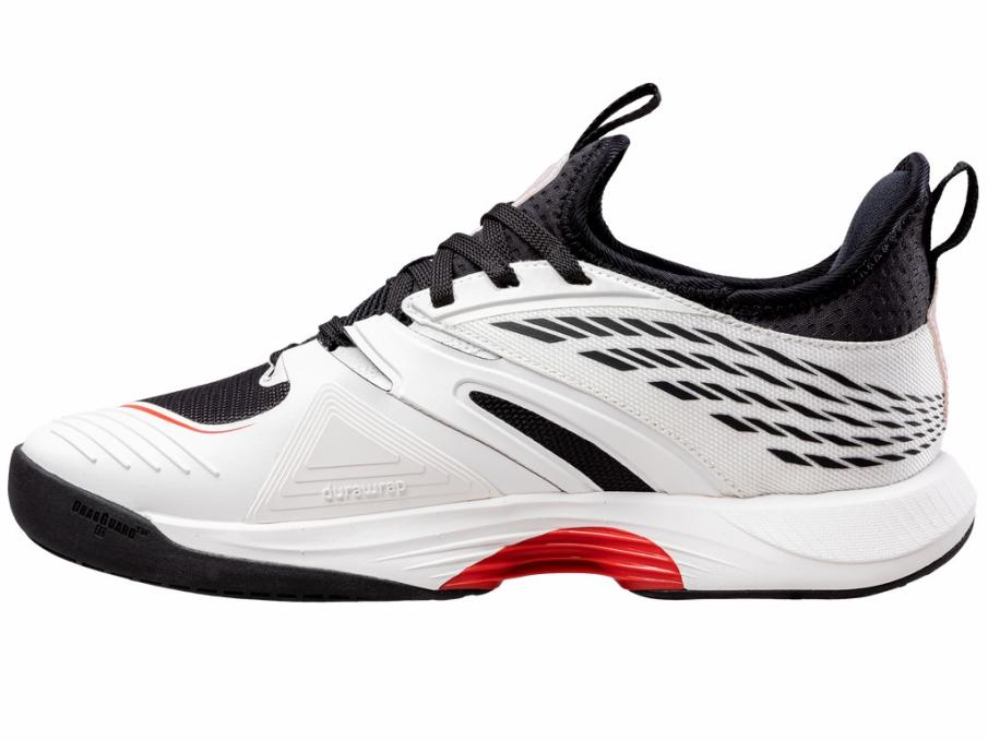 Men Tennis | K-Swiss SPEEDTRAC Bright White/stretch Limo/high Risk Red