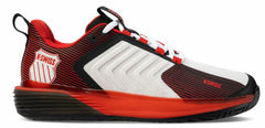 Men Tennis | K-Swiss ULTRASHOT 3 Bright White/stretch Limo/high Risk Red