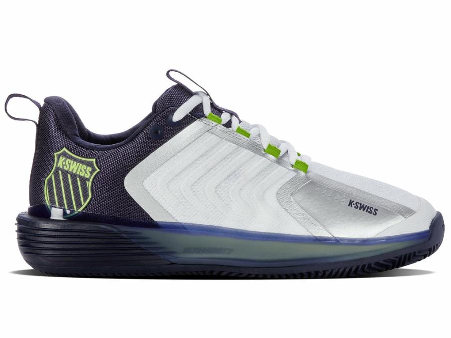 Men Tennis | K-Swiss ULTRASHOT 3 HB White/peacoat/lime Green