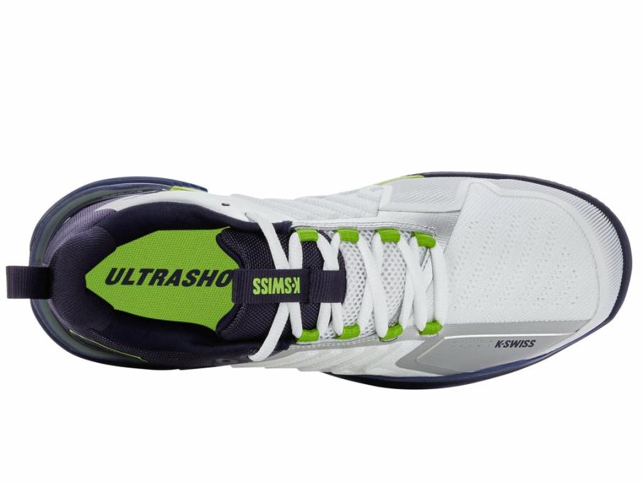 Men Tennis | K-Swiss ULTRASHOT 3 HB White/peacoat/lime Green