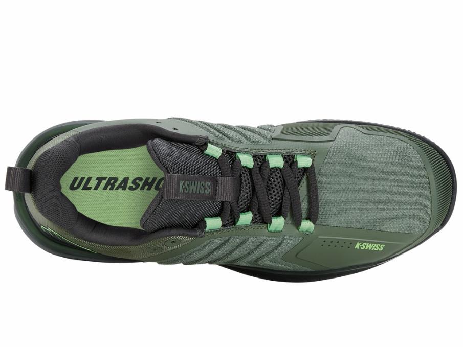Men Tennis | K-Swiss ULTRASHOT 3 Sea Spray/urban Chic/soft Neon Green