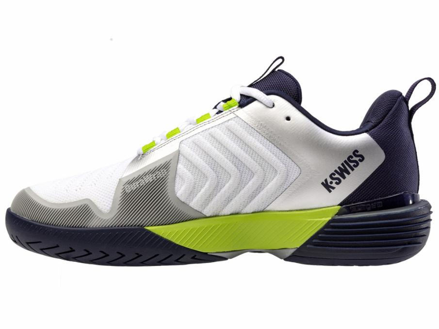 Men Tennis | K-Swiss ULTRASHOT 3 White/peacoat/lime Green