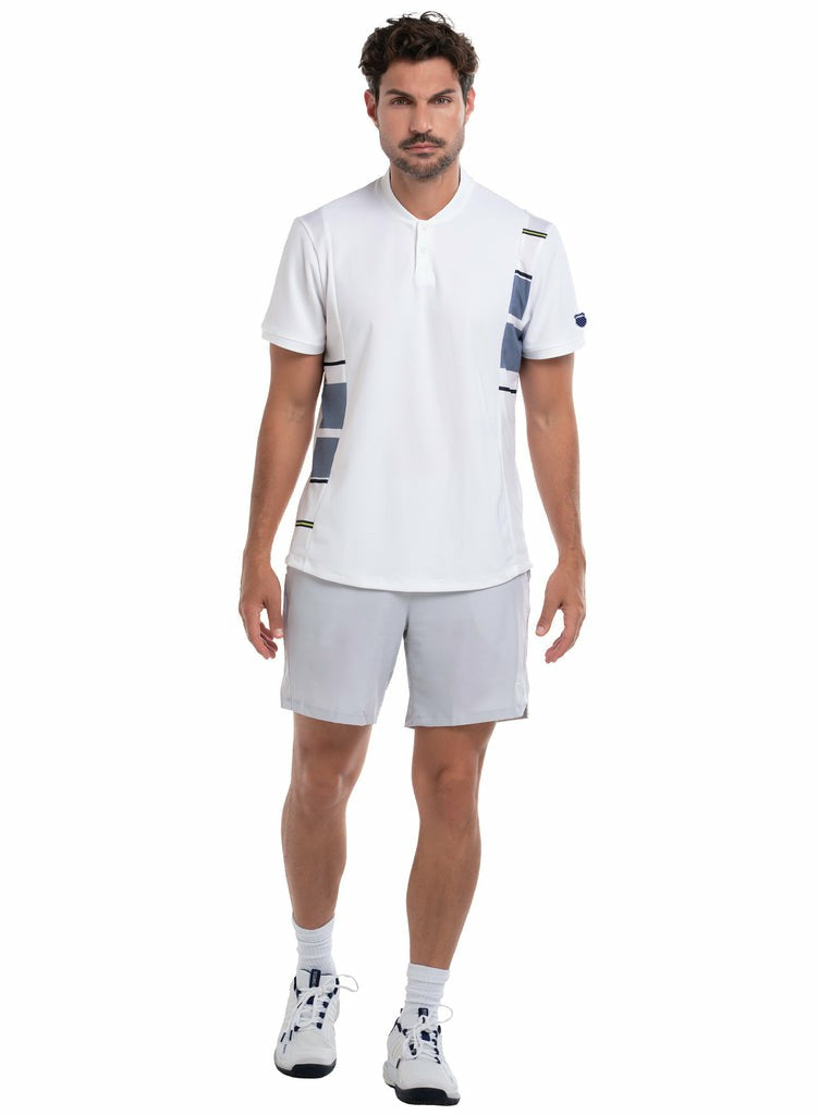 Men Tennis &amp; Pickleball | K-Swiss ARISE HENLEY S/S White