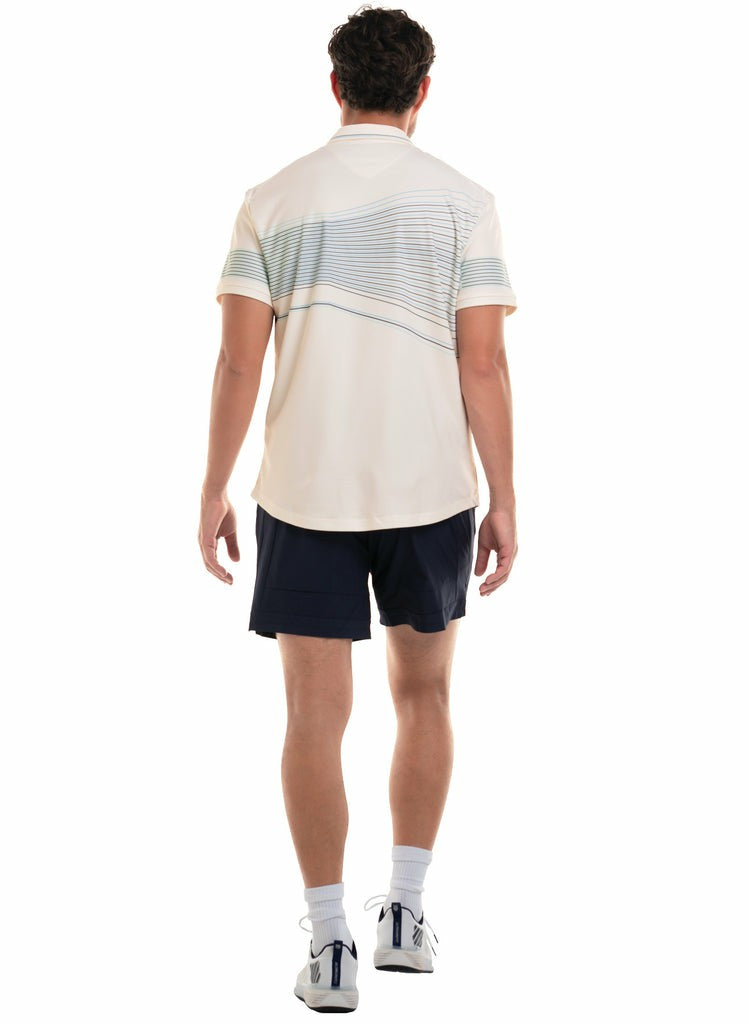 Men Tennis &amp; Pickleball | K-Swiss CAPRI WAVE POLO S/S Star White