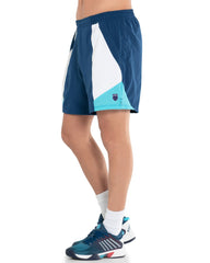 Men Tennis &amp; Pickleball | K-Swiss COLOR BLOCK SHORT-7 Cyan