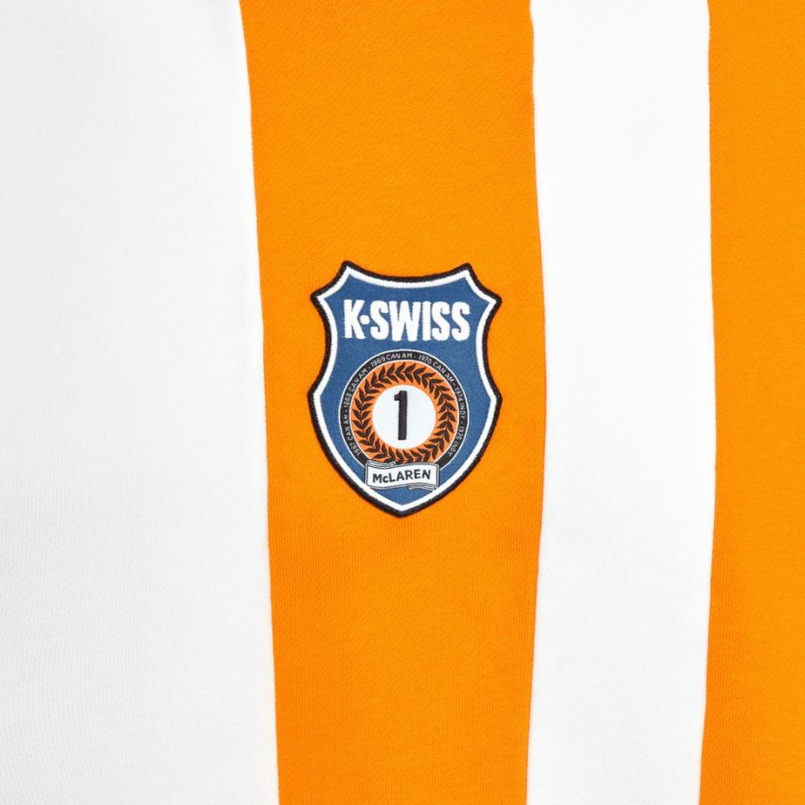 Men Tennis &amp; Pickleball | K-Swiss HERITAGE MCLAREN X K-SWISS HOODIE White