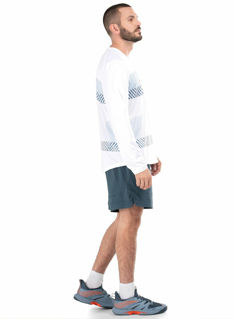 Men Tennis &amp; Pickleball | K-Swiss INFINITY L/S White
