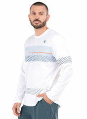 Men Tennis &amp; Pickleball | K-Swiss INFINITY L/S White