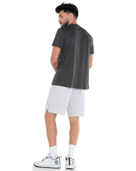 Men Tennis &amp; Pickleball | K-Swiss LUXE TECH CREW Heather Black