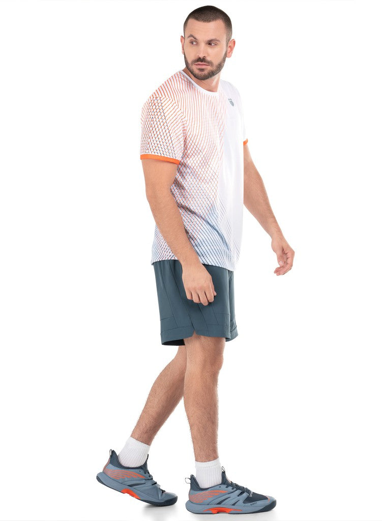 Men Tennis &amp; Pickleball | K-Swiss ORION STRIPE S/S White