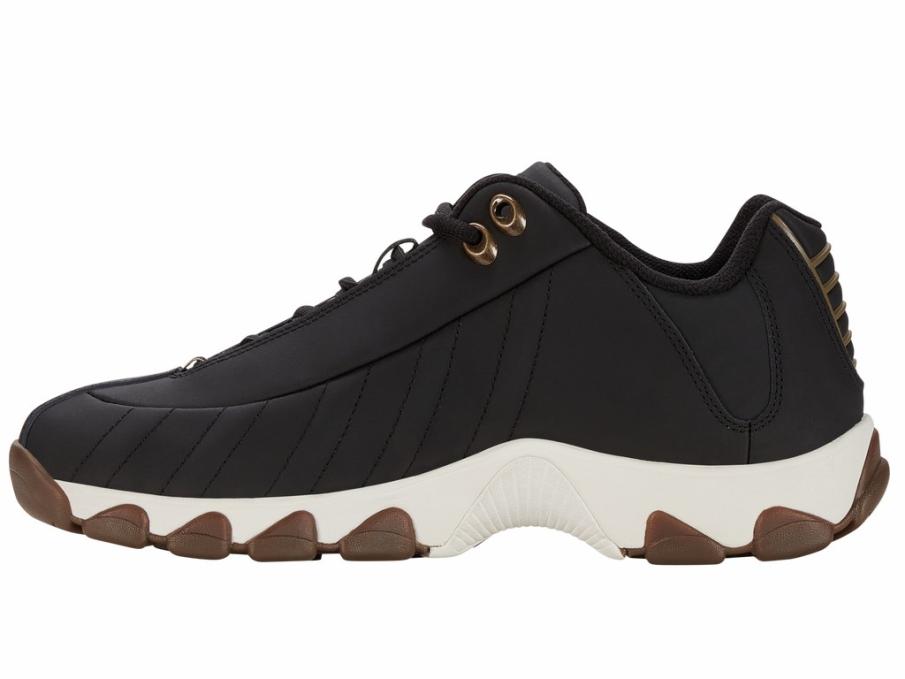 Men Wide Shoes | K-Swiss ST329 CMF Black/dark Gum