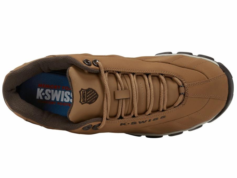 Men Wide Shoes | K-Swiss ST329 CMF Brown Sugar/pumice Stone/java