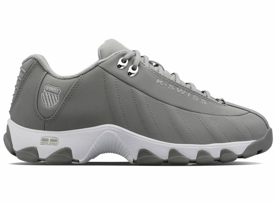 Men Wide Shoes | K-Swiss ST329 CMF Neutral Gray/silver