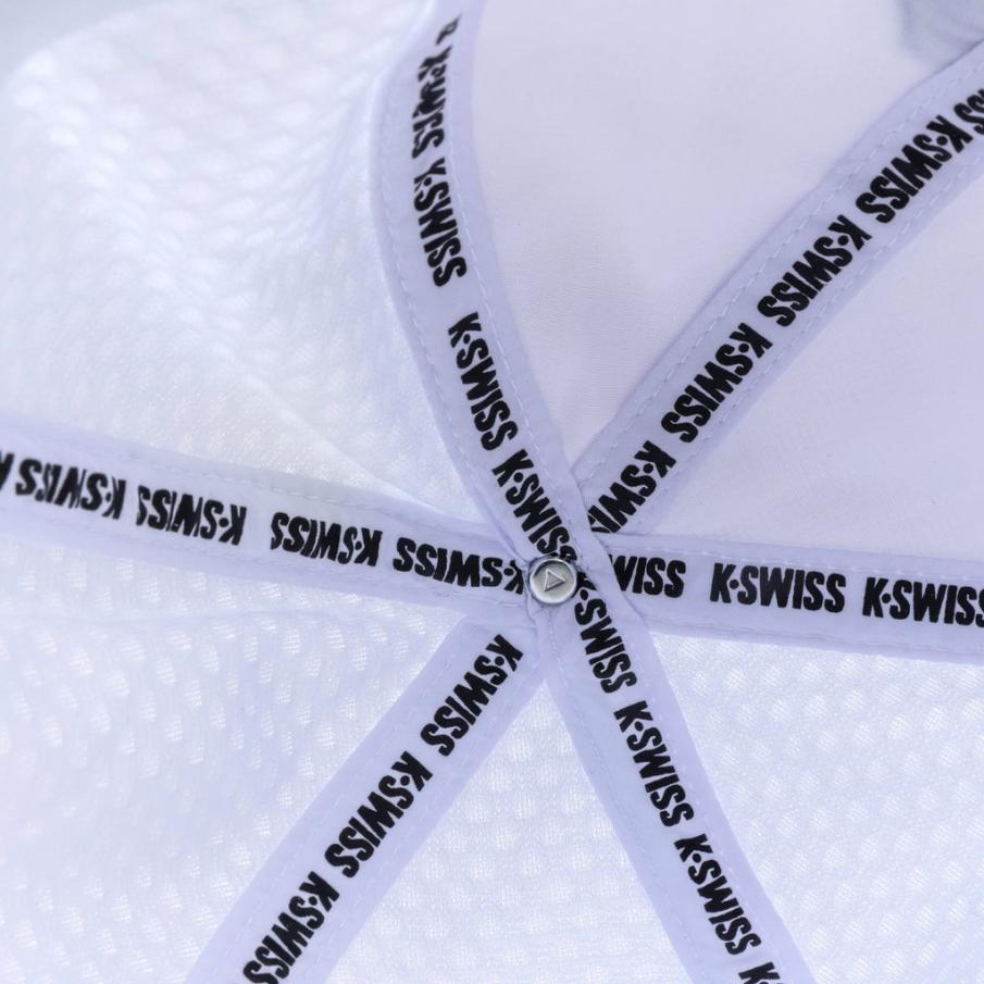 Women Hats &amp; Headwear | K-Swiss UNISEX LASER COURT PICKLEBALL HAT White