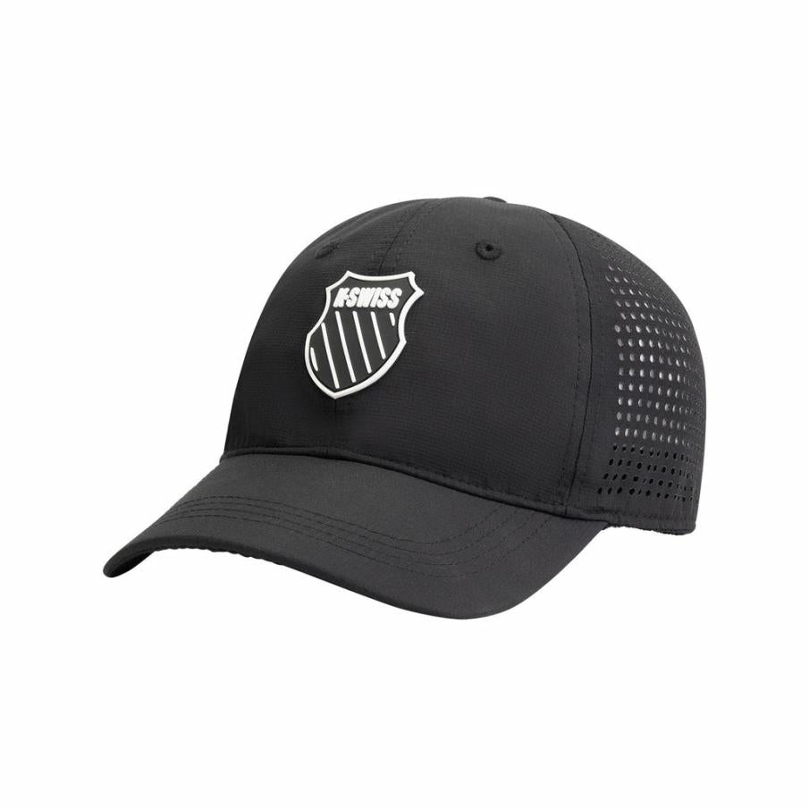 Women Hats &amp; Headwear | K-Swiss UNISEX MESH COURT HAT Jet Black