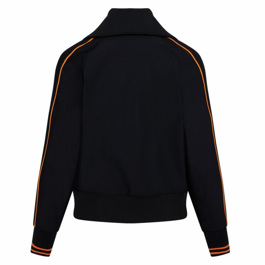 Women Jackets &amp; Hoodies | K-Swiss MCLAREN VINTAGE SOFT TRACK JACKET Black