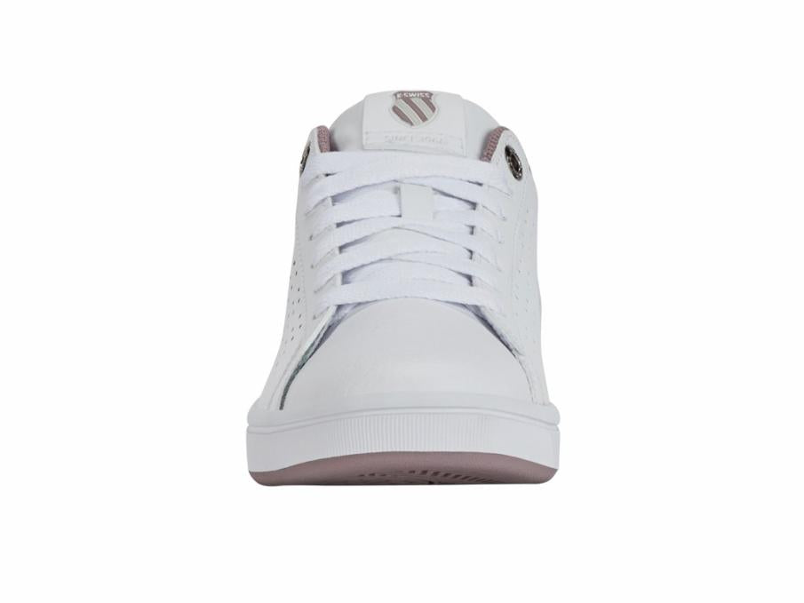 Women Lifestyle | K-Swiss BASE COURT White/gray Violet/purple Dove