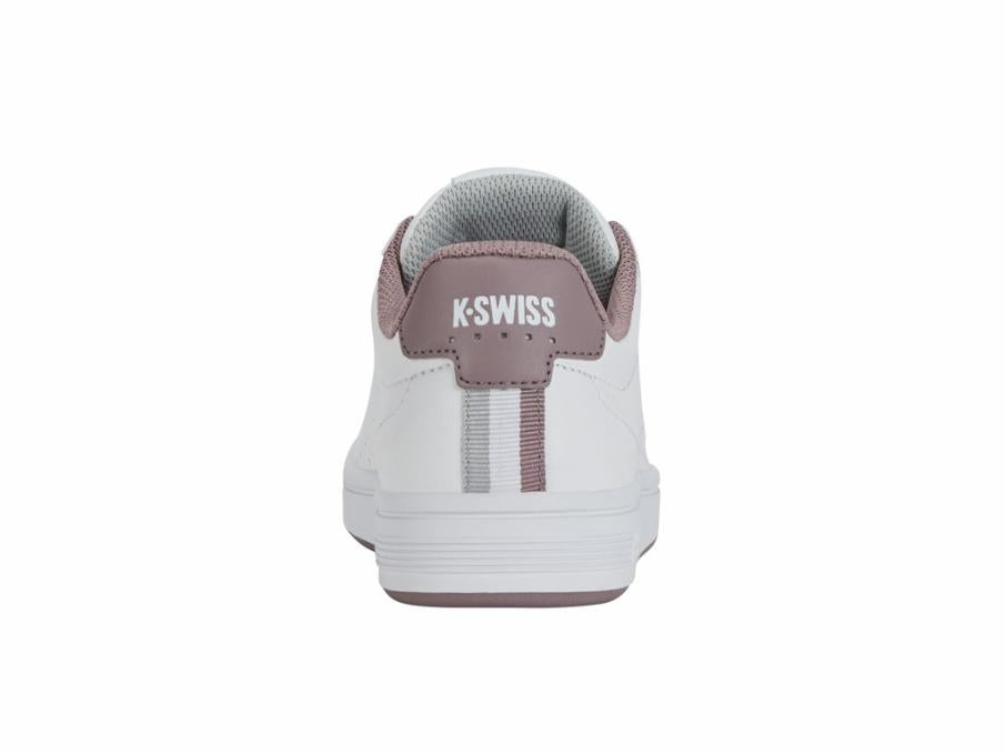 Women Lifestyle | K-Swiss BASE COURT White/gray Violet/purple Dove