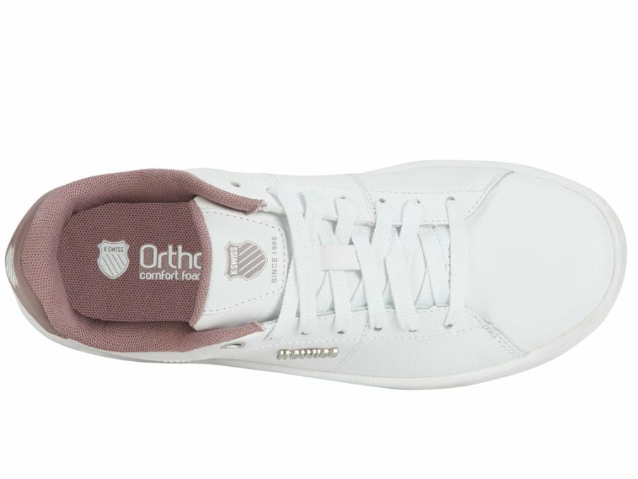 Women Lifestyle | K-Swiss COURT CAMEO II White/purple Dove/silver