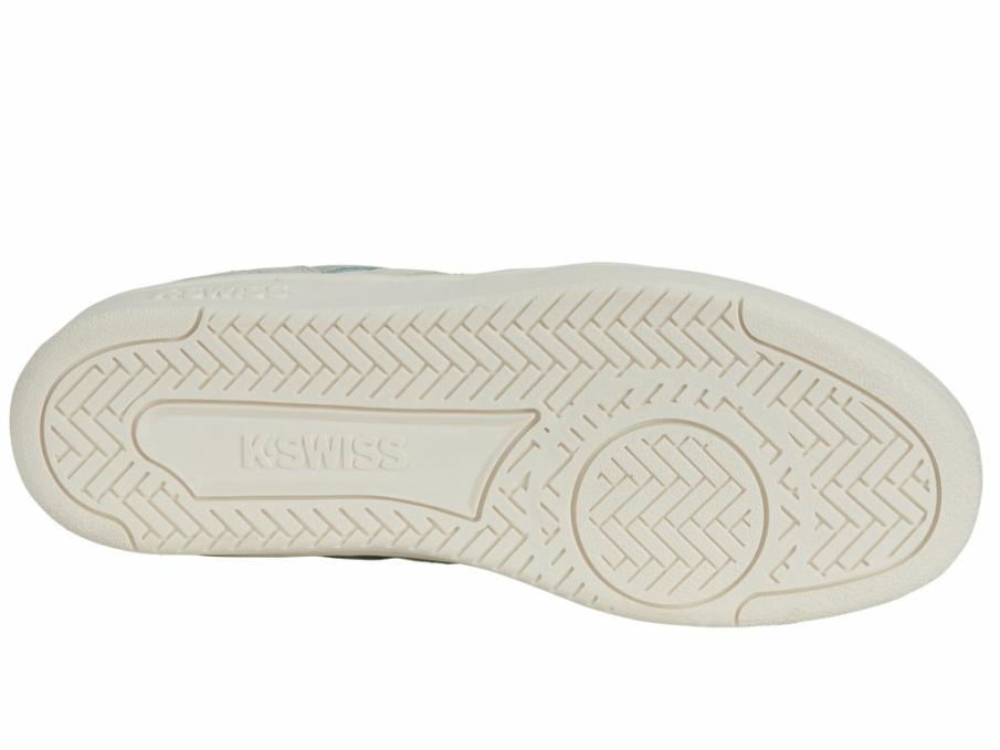 Women Lifestyle | K-Swiss COURT PALISADES White/canary Green/frosty Green/champagne Gold