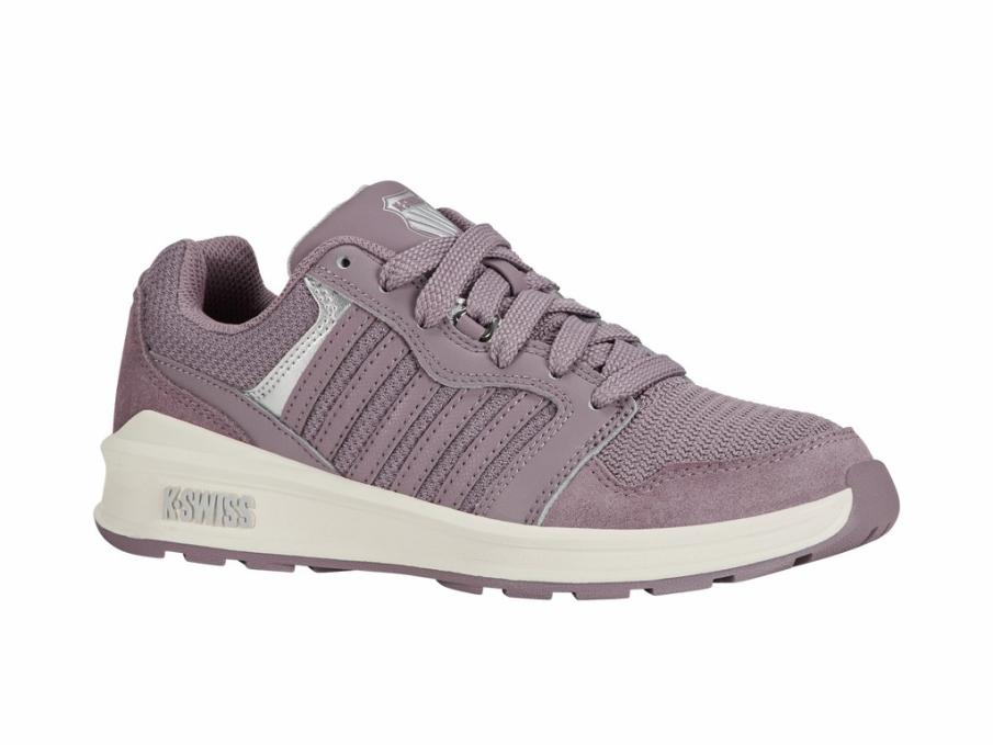 Women Lifestyle | K-Swiss RIVAL TRAINER T Purple Dove/silver/snow White