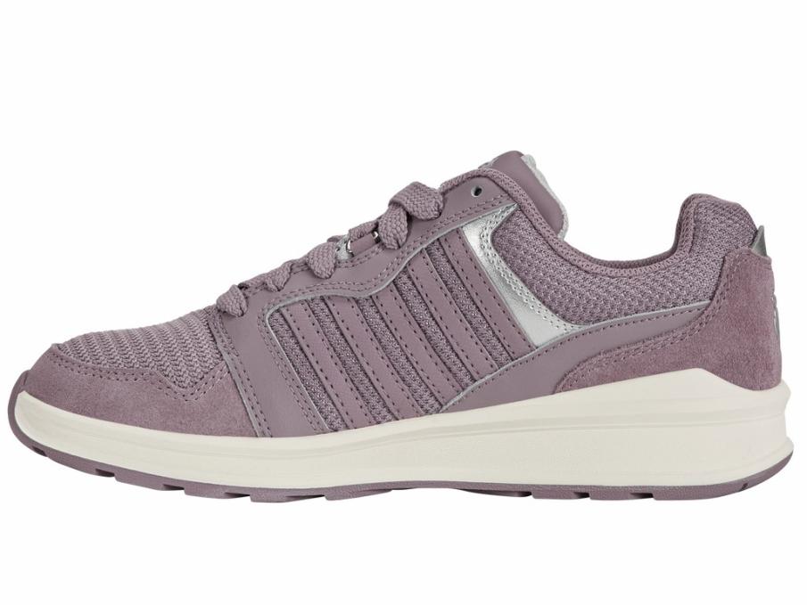Women Lifestyle | K-Swiss RIVAL TRAINER T Purple Dove/silver/snow White