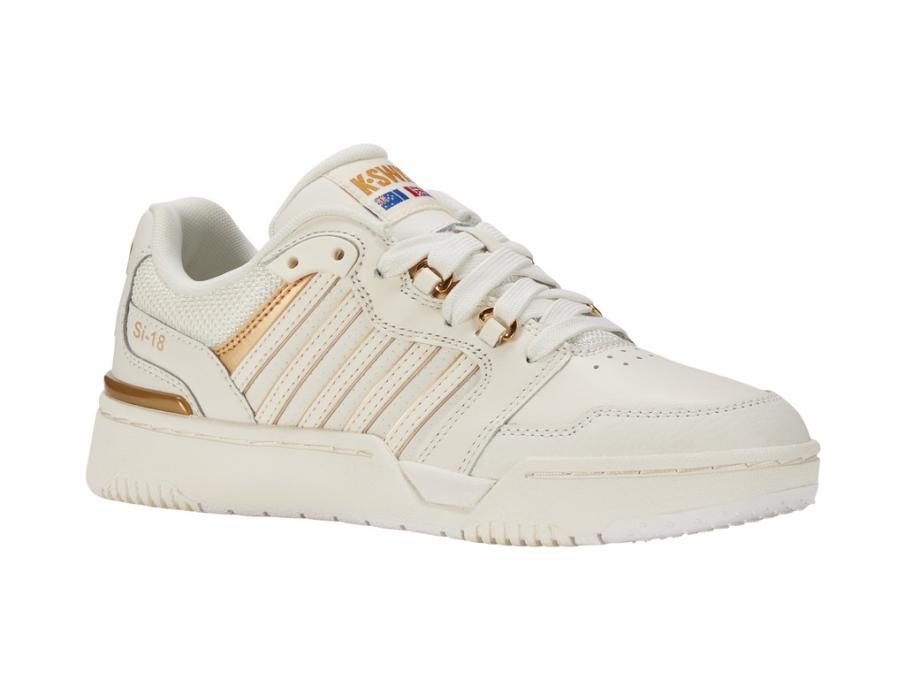 Women Lifestyle | K-Swiss SI-18 RIVAL Snow White/gold