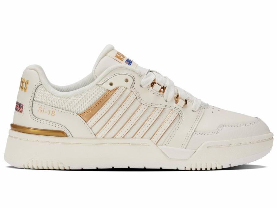 Women Lifestyle | K-Swiss SI-18 RIVAL Snow White/gold