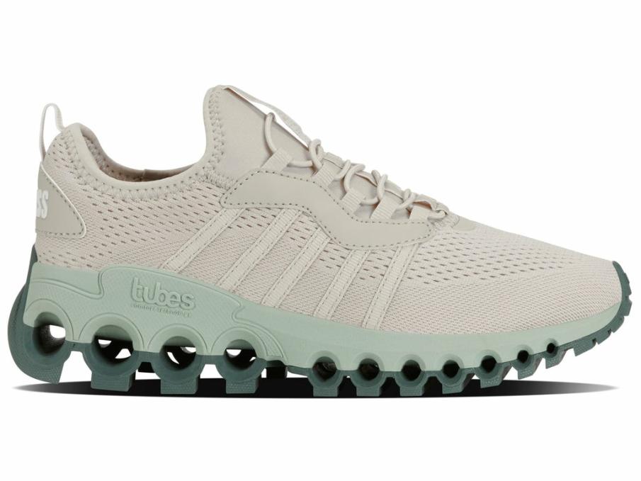 Women Lifestyle | K-Swiss TUBES SLIP-ON Oatmeal/frosty Green/duck Green