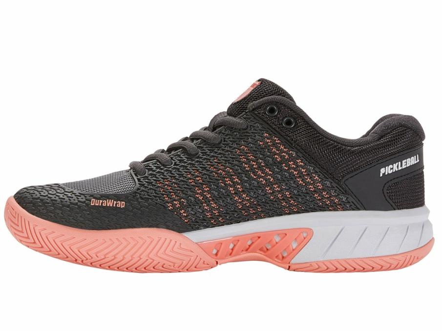 Women Pickleball | K-Swiss EXPRESS LIGHT PICKLEBALL Asphalt/steel Gray/peach