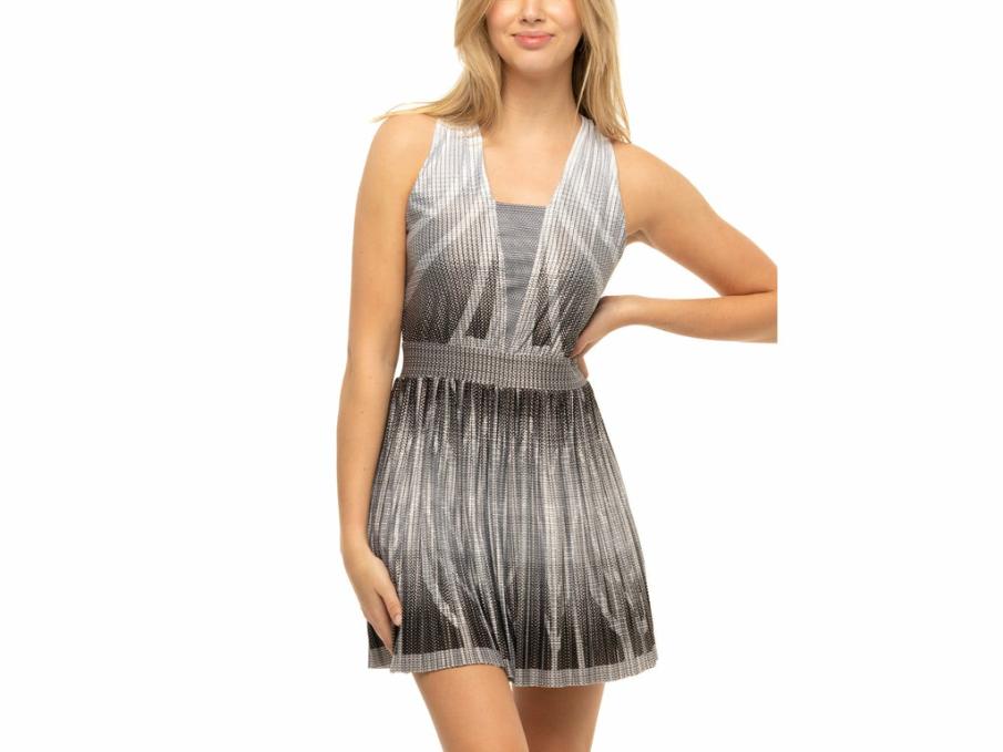 Women Skirts &amp; Dresses | K-Swiss GOT THE PLEAT DRESS LUCKY IN LOVE Black