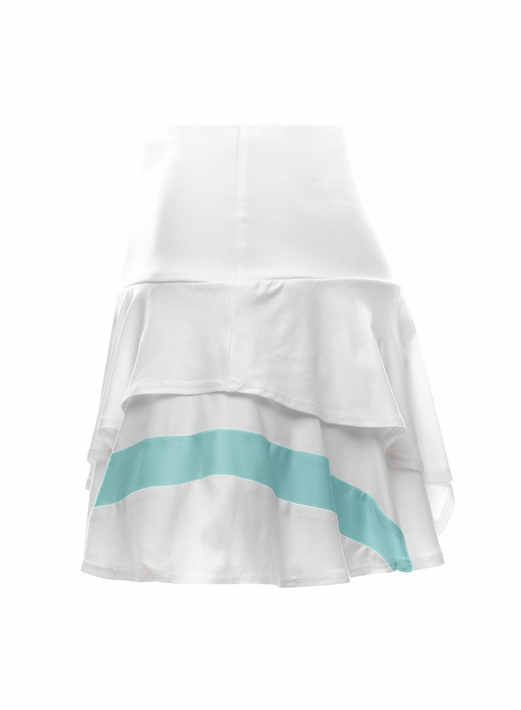 Women Skirts &amp; Dresses | K-Swiss WAVE SKIRT-13" White/ Angel