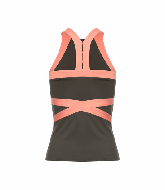 Women T-Shirts &amp; Tops | K-Swiss CRISS-CROSS TANK Asphalt