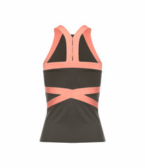 Women T-Shirts &amp; Tops | K-Swiss CRISS-CROSS TANK Asphalt