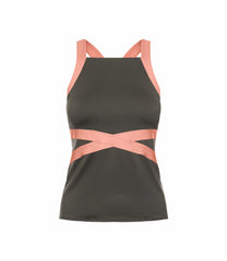 Women T-Shirts &amp; Tops | K-Swiss CRISS-CROSS TANK Asphalt