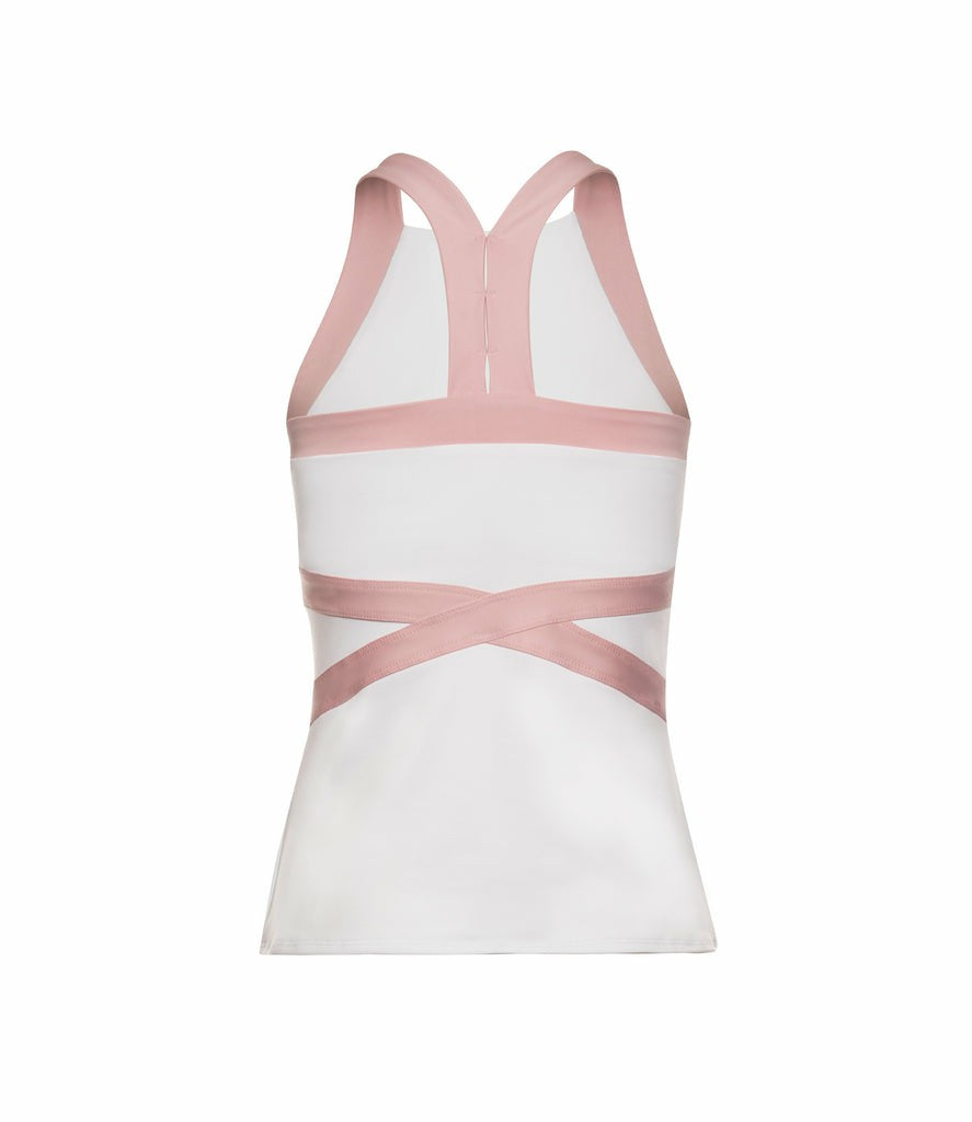 Women T-Shirts &amp; Tops | K-Swiss CRISS-CROSS TANK White