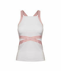 Women T-Shirts &amp; Tops | K-Swiss CRISS-CROSS TANK White