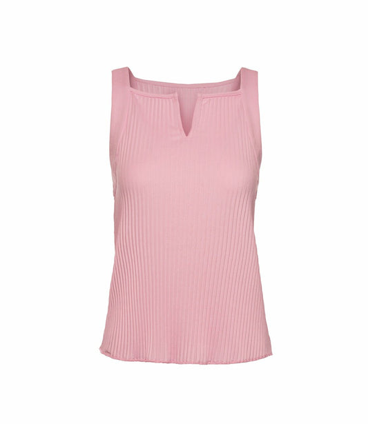 Women T-Shirts &amp; Tops | K-Swiss DEEP V PLEATED TANK Seashell