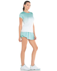 Women T-Shirts &amp; Tops | K-Swiss PLEATED S/S CREW Nile