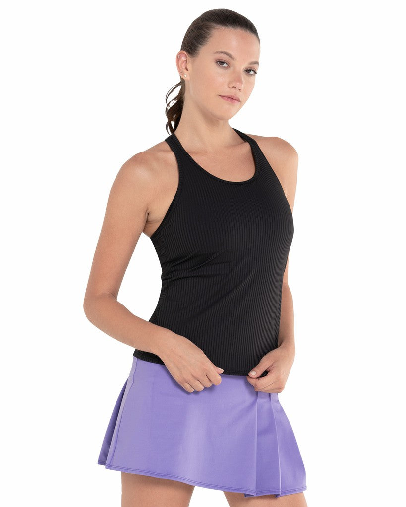 Women T-Shirts &amp; Tops | K-Swiss RIB TANK W/BRA Black