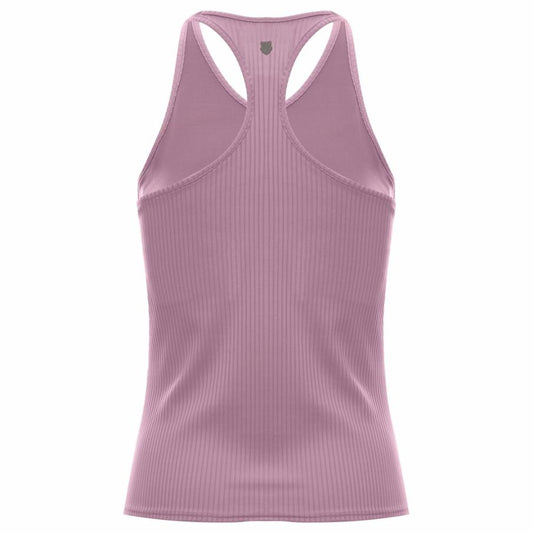 Women T-Shirts &amp; Tops | K-Swiss RIB TANK W/BRA Soft Berry