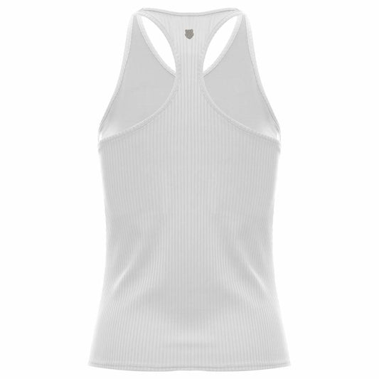 Women T-Shirts &amp; Tops | K-Swiss RIB TANK W/BRA White