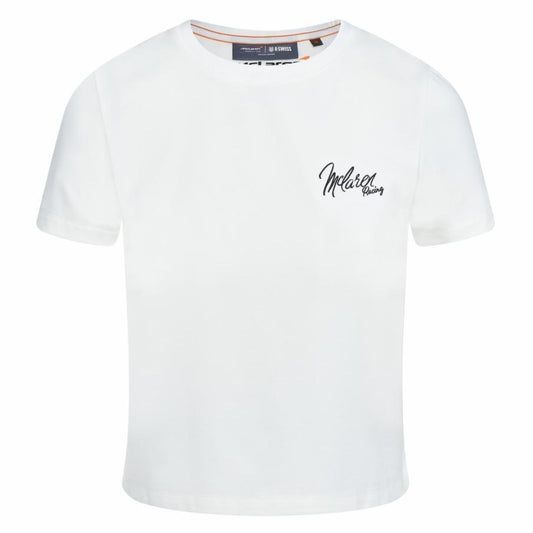 Women T-Shirts &amp; Tops | K-Swiss THE MCLAREN CROP White