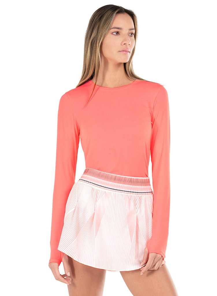 Women T-Shirts &amp; Tops | K-Swiss VOLLEY L/S Flamingo