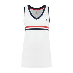 Women T-Shirts &amp; Tops | K-Swiss WOMENS HERITAGE SPORT TANK TOP White