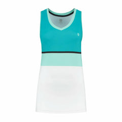 Women T-Shirts &amp; Tops | K-Swiss WOMENS HYPERCOURT STRIPE TOP Aruba Blue / Algiers Blue / White