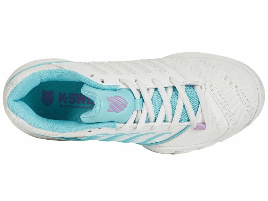 Women Tennis | K-Swiss BIGSHOT LIGHT 4 Brilliant White/angel Blue/sheer Lilac